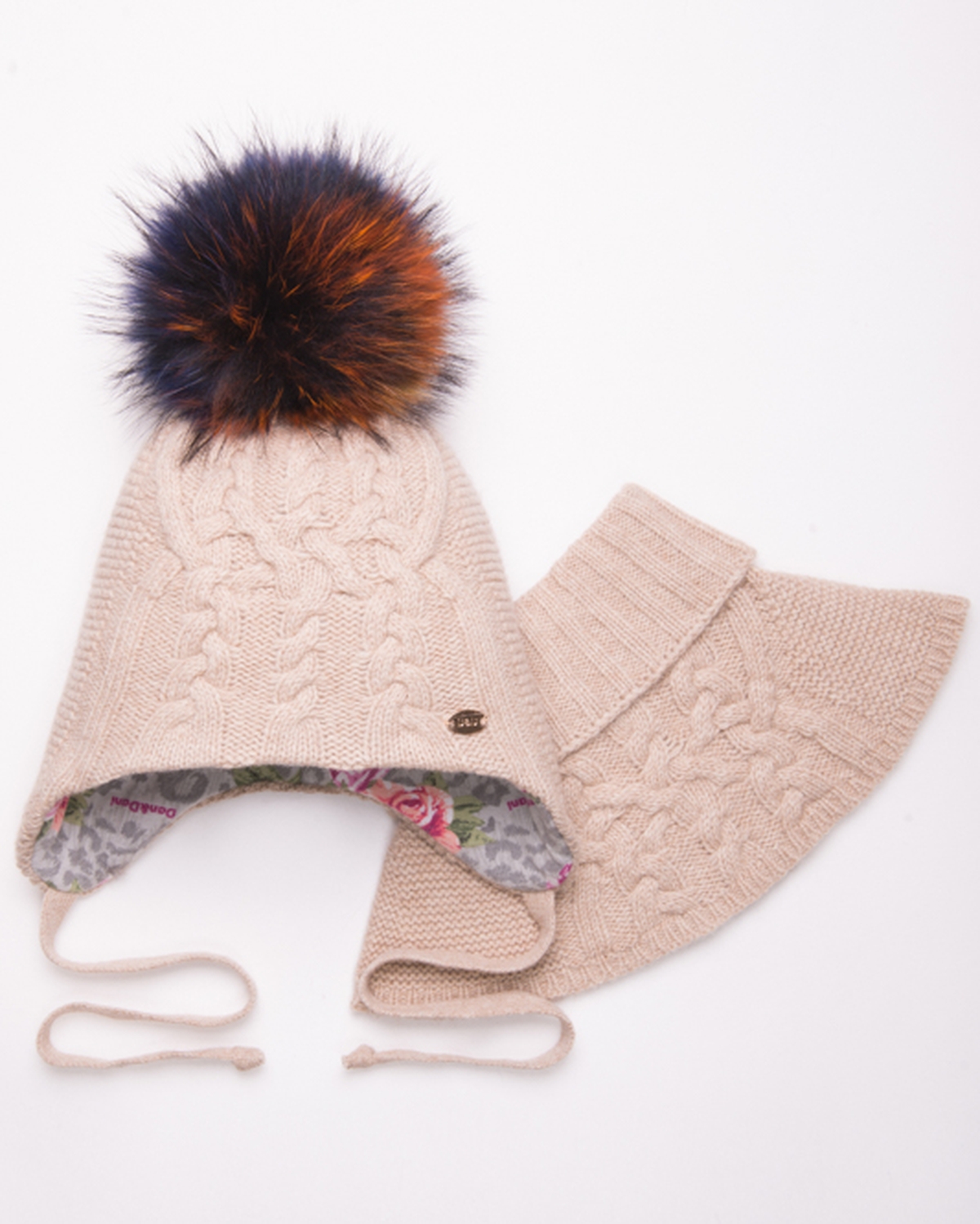 Комплект шапка+шарф-воротник для девочки DAN&DANI, 41933H-61